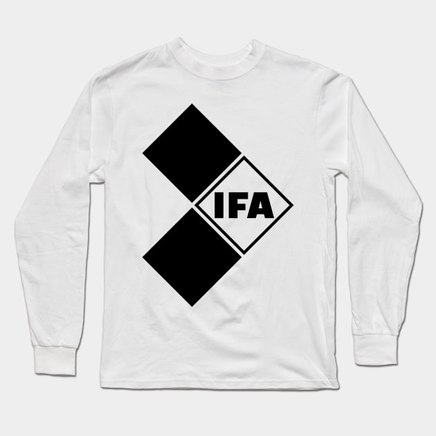 IFA Logo v1 (black) Long Sleeve T-Shirt by GetThatCar